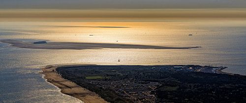 Soleil, vasières et aube