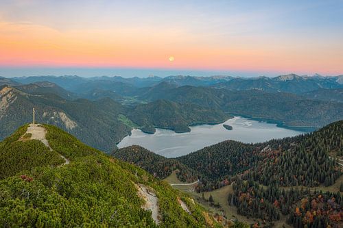 Vollmond über dem Walchensee