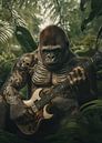 Heavy Metal Beast - Der rockende Gorilla von HyggeHavn Miniaturansicht