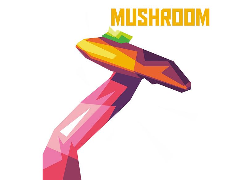 Champignon-Popart von Rizky Dwi Aprianda