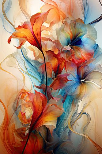 Blumen surrealistisch