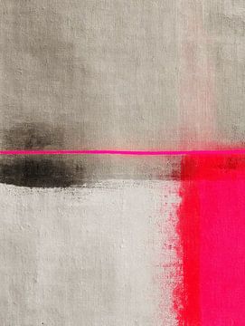 Modern abstract with neon pink accent by Studio Allee