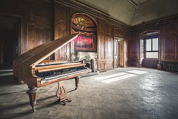 De verlaten piano (vleugel) van Frans Nijland