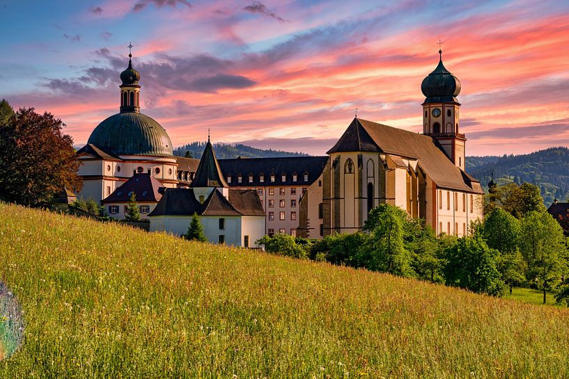 Das Benediktinerkloster St. Trudpert im Münstertal im Schwarzwald von Photo Art Thomas Klee