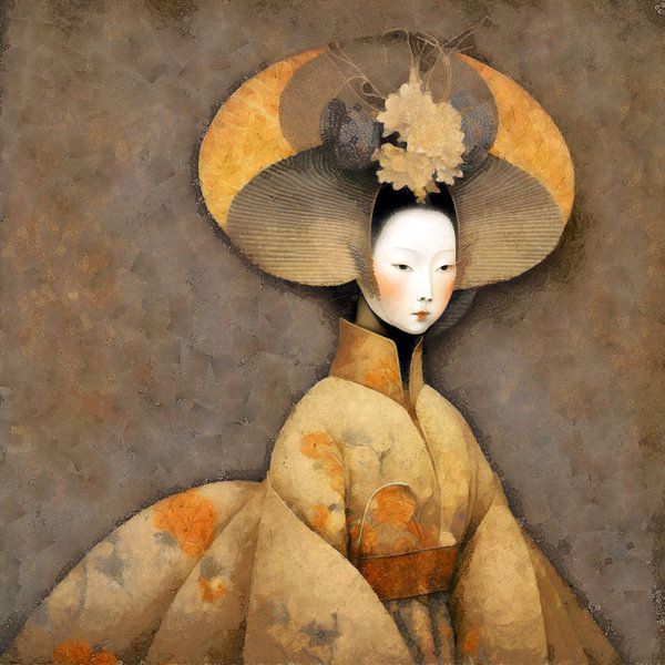 Vintage Geisha van Jacky