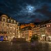 Heidelberg - Place du marché de nuit sur t.ART
