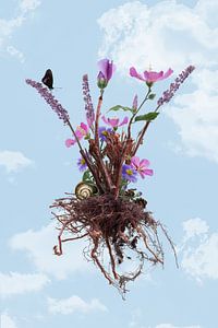 Fleurs dans le ciel II