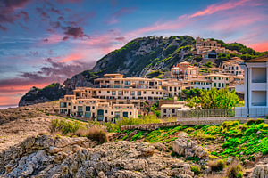 Sonnenuntergang bei Cala Cala Ratjada auf Mallorca