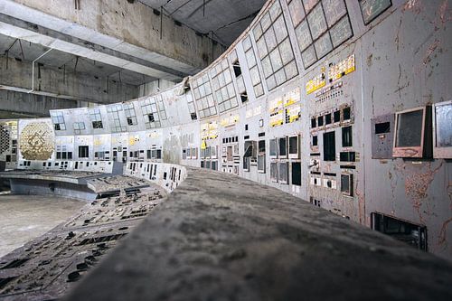 Controlekamer - Tsjernobyl - Reactor 4 - slechts 5 minuten