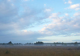 Lever du soleil à Holtingerveld - Drenthe (Pays-Bas) sur Marcel Kerdijk
