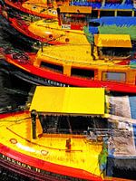 Rondvaartboten in Hamburg