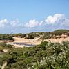 Vue à travers les dunes de la Hollande sur Erik van den Berg