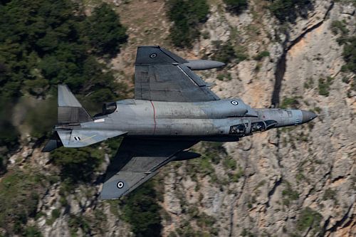 Laagvliegende Griekse F-4 Phantom