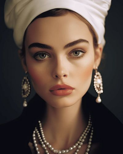 Tijdloos portret met een stijlvolle uitstraling