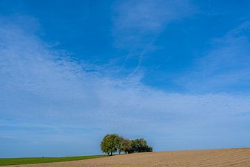 Rust in het landschap.