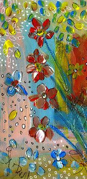 Shabby chic flowers 444 von Claudia Gründler