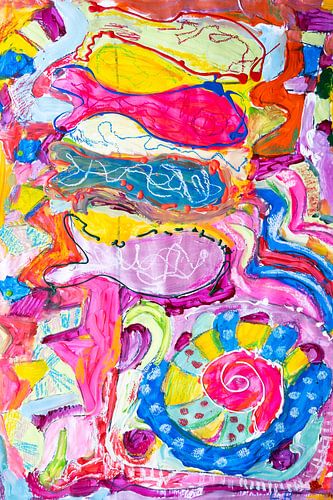 La pêche dans une mer de couleurs sur Lucie Beck