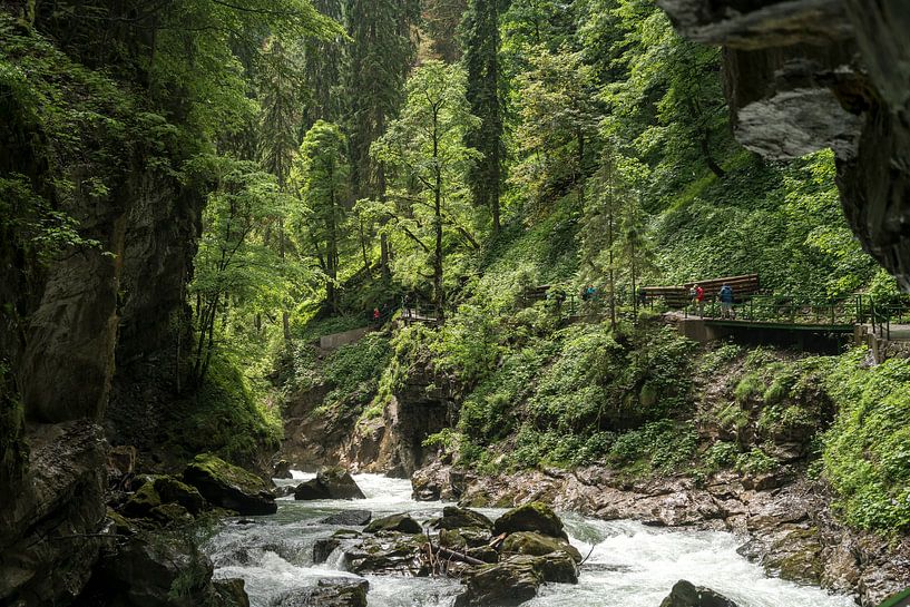 Breitachklamm, Kleinwalsertal bei Oberstdorf, Allgäu von Peter Schickert