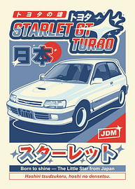 Toyota Starlet GT Turbo von Kaminarirace