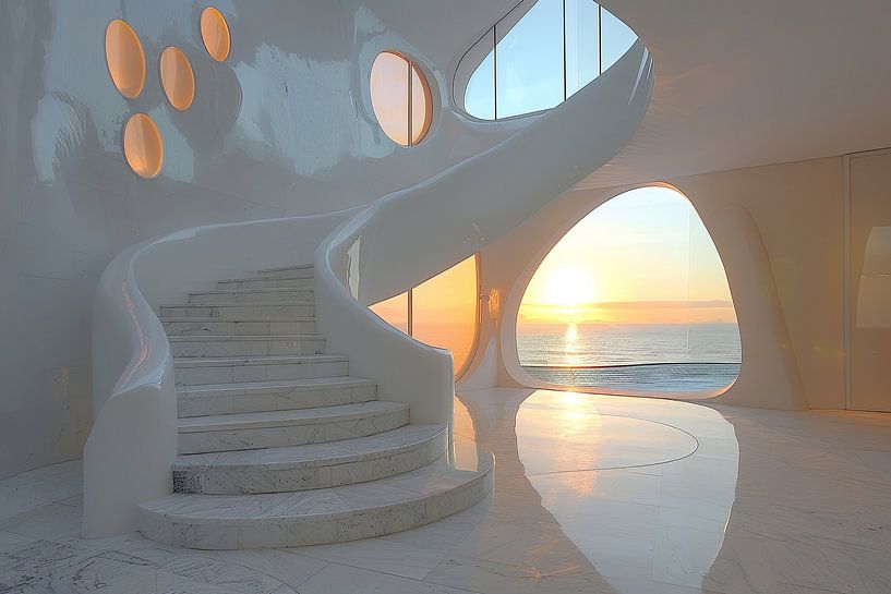stairs in or around the house or buildings by Egon Zitter