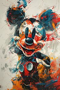 Mickey Mouse abstrakt von Rene Ladenius Digital Art