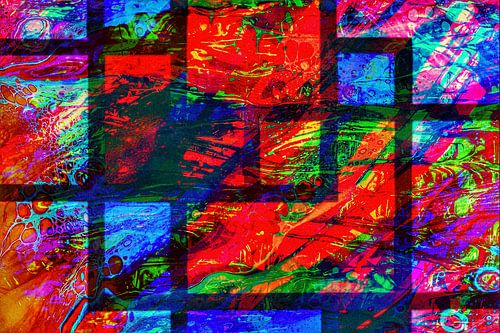 Gekleurde vakjes”Weekend”