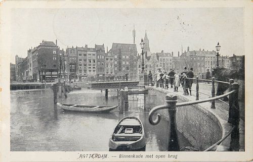 Binnenkade in Rotterdam in 1904