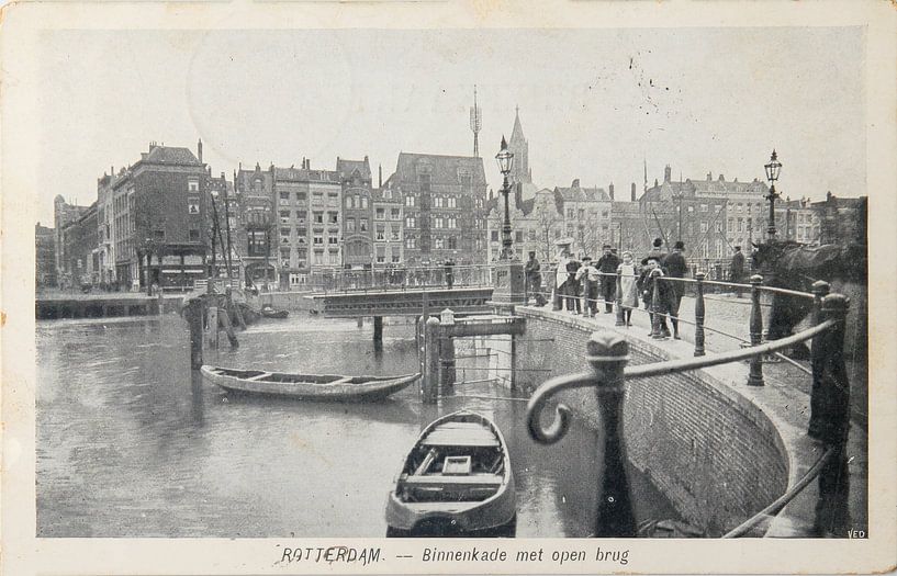 Binnenkade in Rotterdam im Jahr 1904 von Patricia Hofmeester