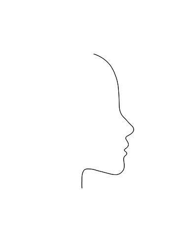 Lineart Gesicht