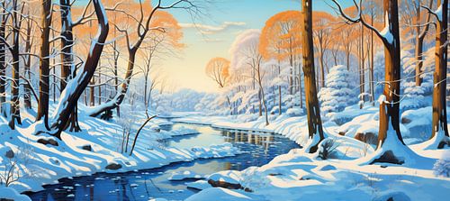 Schnee im Winter