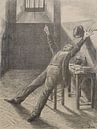 Maximilien Luce, In der Zelle [Félix Fénéon im Gefängnis], Lithographie nach dem Buch von Jules Vall von Atelier Liesjes Miniaturansicht