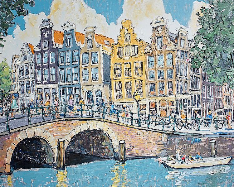 Painting Amsterdam by Abstract Painting