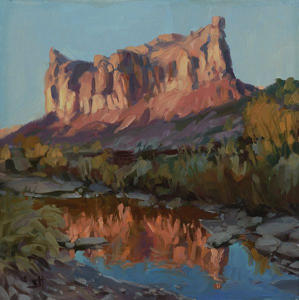 Rotes Monument von Steve Henderson