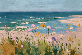 Küstenwiese – Rosa Küste von Whale & Sons