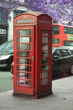 Telefooncel in Londen van Angela R.