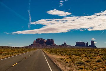 Route vers Monument Valley sur Heleen Pennings