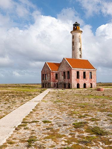 vuurtoren op het eiland Klein Curacao