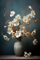 Dry bouquet grey cream