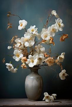 Trockenes Bouquet Grau Creme von Ellen Reografie