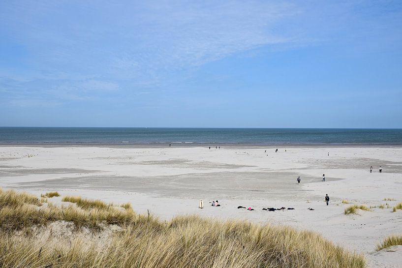 Sandy beach from Ameland by Tjamme Vis