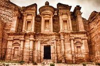 Das Heiligtum in Petra Jordanien von Bart Schmitz Miniaturansicht