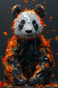 Panda moderne sur haroulita