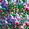 Bunte Luftballons von Leopold Brix