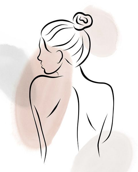 Lined Lady III, Sarah Leonard by PI Creative Art