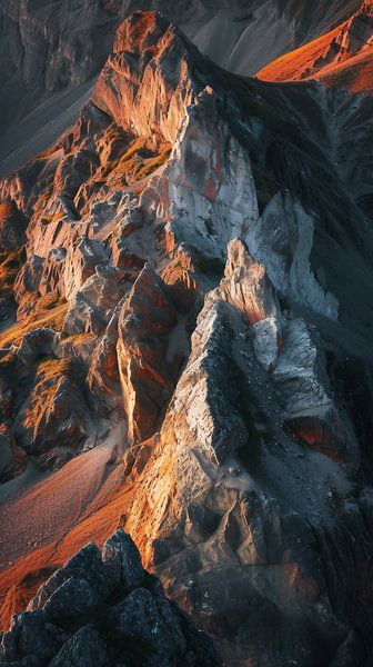 Überwältigende Erdlandschaft aus luftiger Höhe von fernlichtsicht