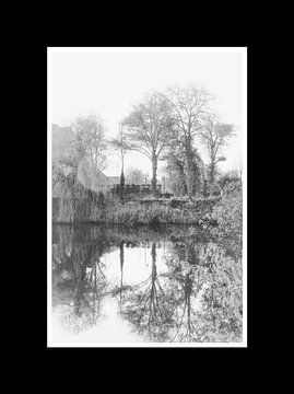 Water en bomen Reflectie van Schwarzkopf-Photoart