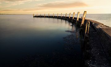 Herrliche Aussicht über die Oosterschelde vom Hafen Flaauwers aus von Bart cocquart