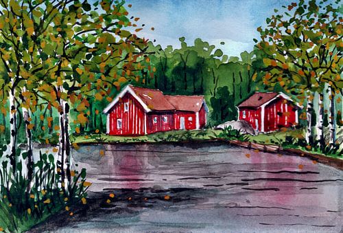 Lake house in Smaland