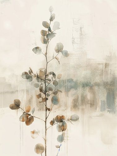 Botanischer Minimalismus, Wabi-Sabi von Japandi Art Studio