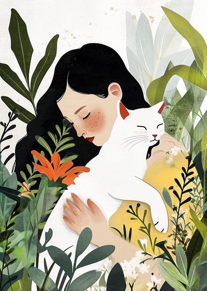 Kitty I love you #cat by JBJart Justyna Jaszke